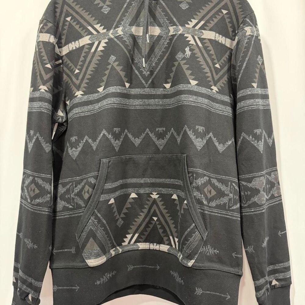 Polo-ralph-lauren Men's Grey and Black Hoodie